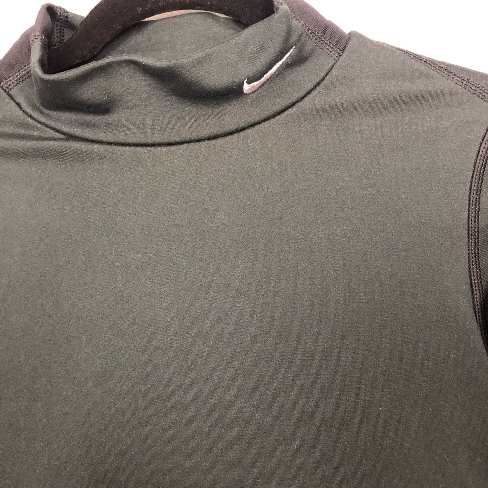 Nike Womens Turtle Neck Long Sleeve Top Sz Small - Picture 2 of 6